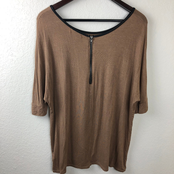 Heart & Hips Womens Top, Brown Small - Picture 6 of 8